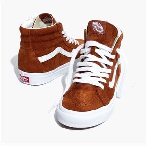 Vans Suede Tan Skate High Top Sneakers